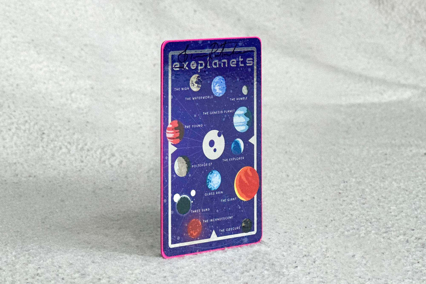 Exoplanets - Interactive Download Card - Contains Genuine Asteroid Dust