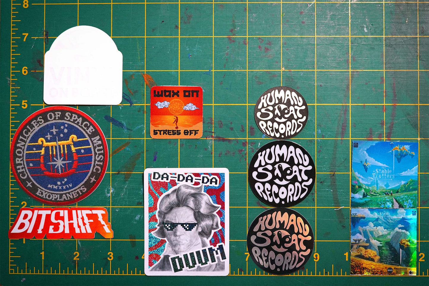 Human Sweat Stickers - Book 1 - Sticker Pack