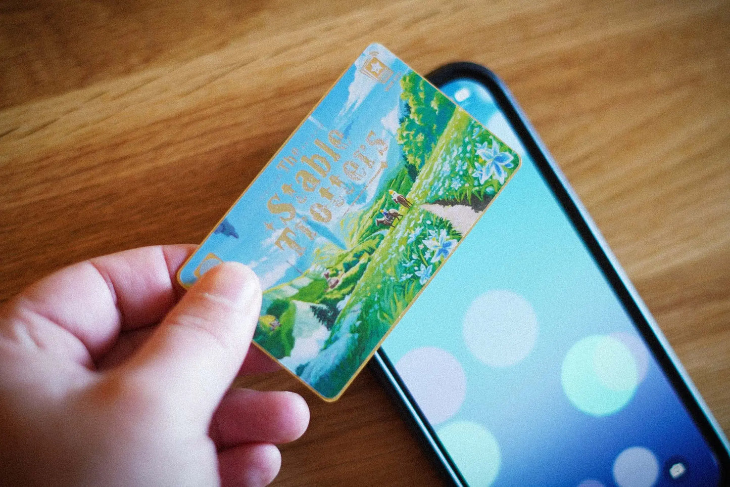 The Stable trotters - Interactive Download Card - "korok seed" gold variant Human Sweat Records