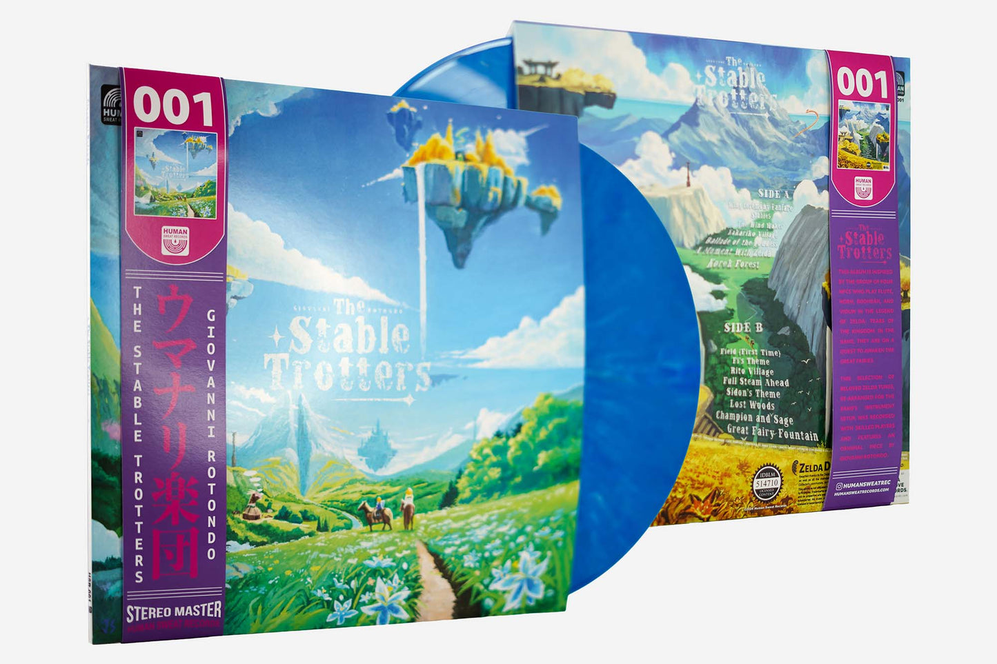 The Stable Trotters - LP + Collectors Obi Strip - "Silent Princess" blue variant
