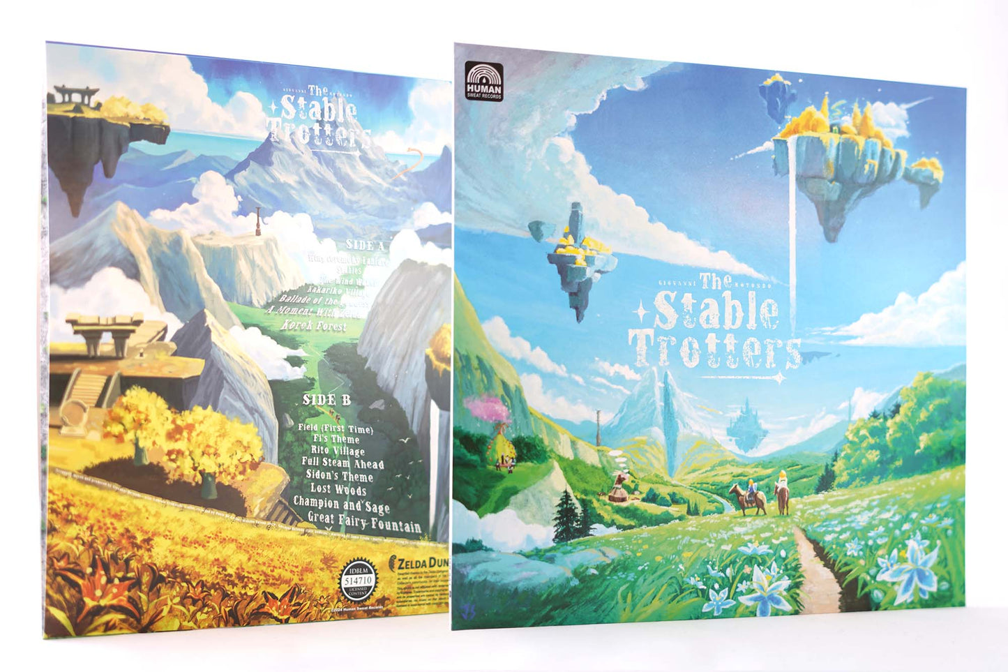 The Stable Trotters - LP + Collectors Obi Strip - "Silent Princess" blue variant