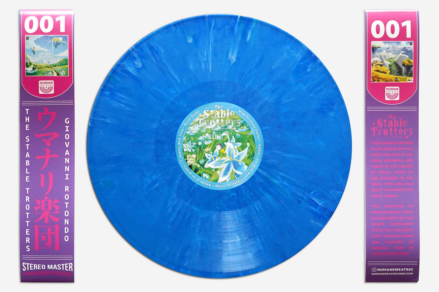 The Stable Trotters - LP + Collectors Obi Strip - "Silent Princess" blue variant