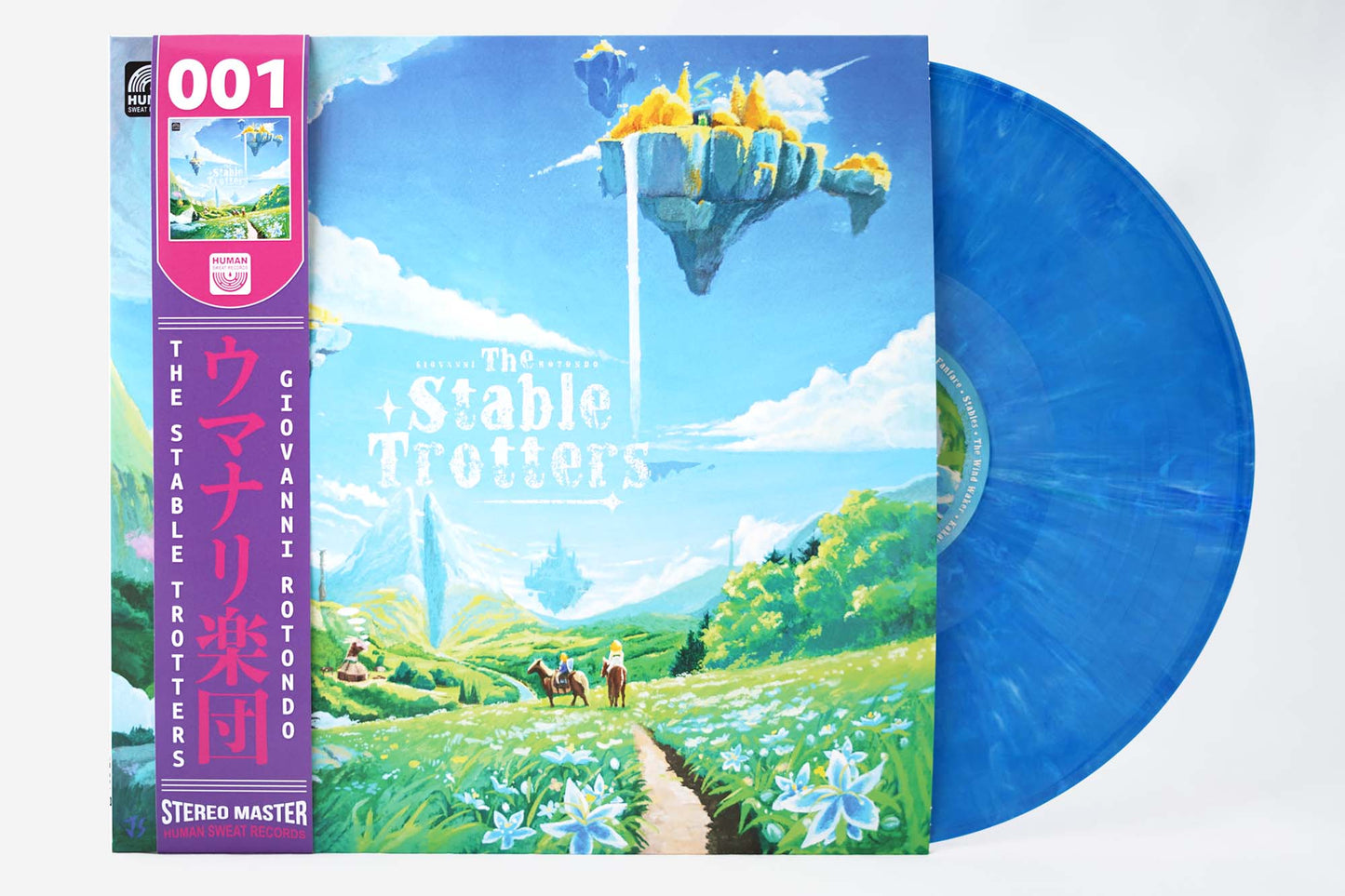 The Stable Trotters - LP + Collectors Obi Strip - "Silent Princess" blue variant