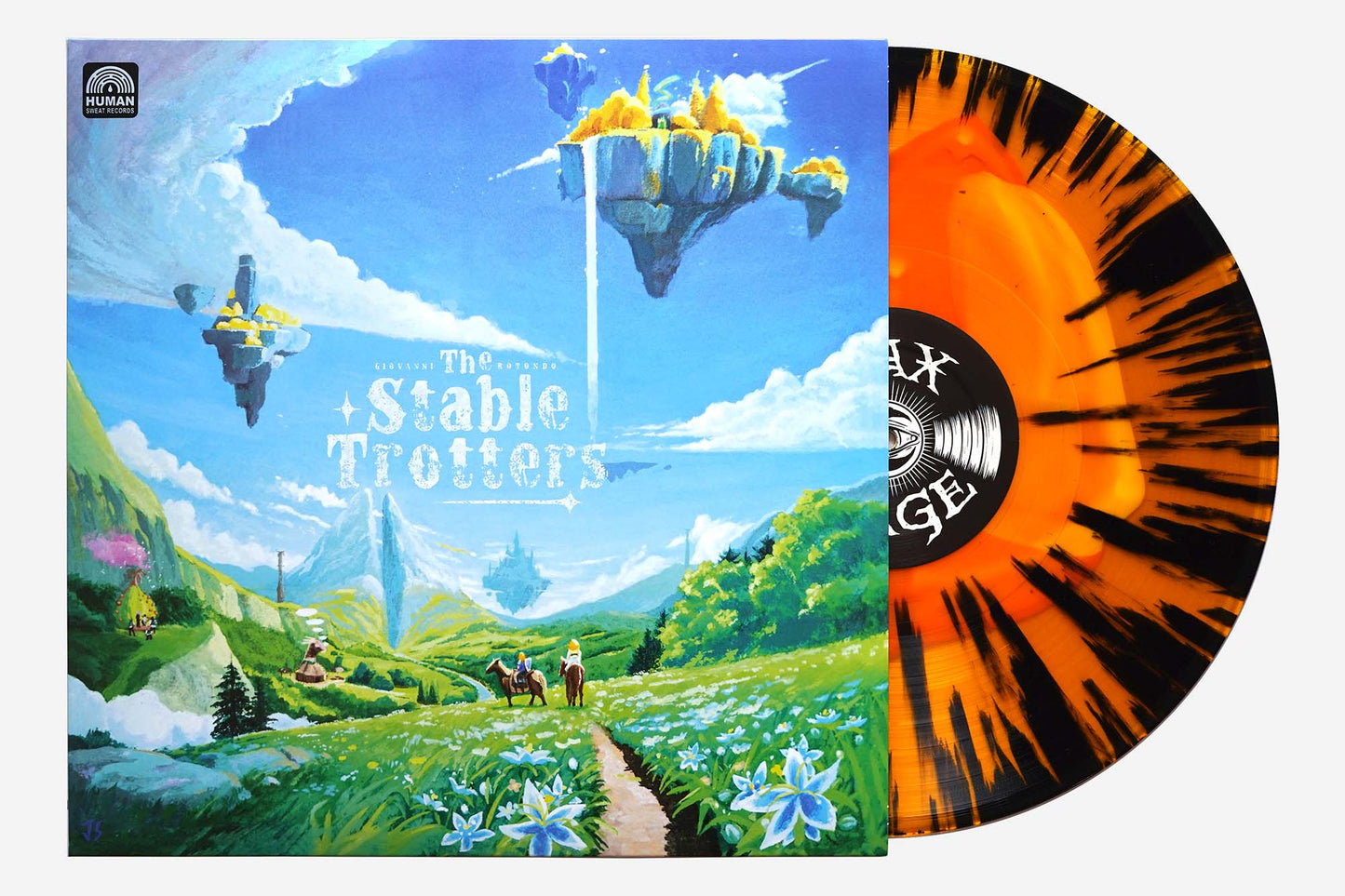 The Stable Trotters - LP - "Sundelion" orange/black WaxMage variant