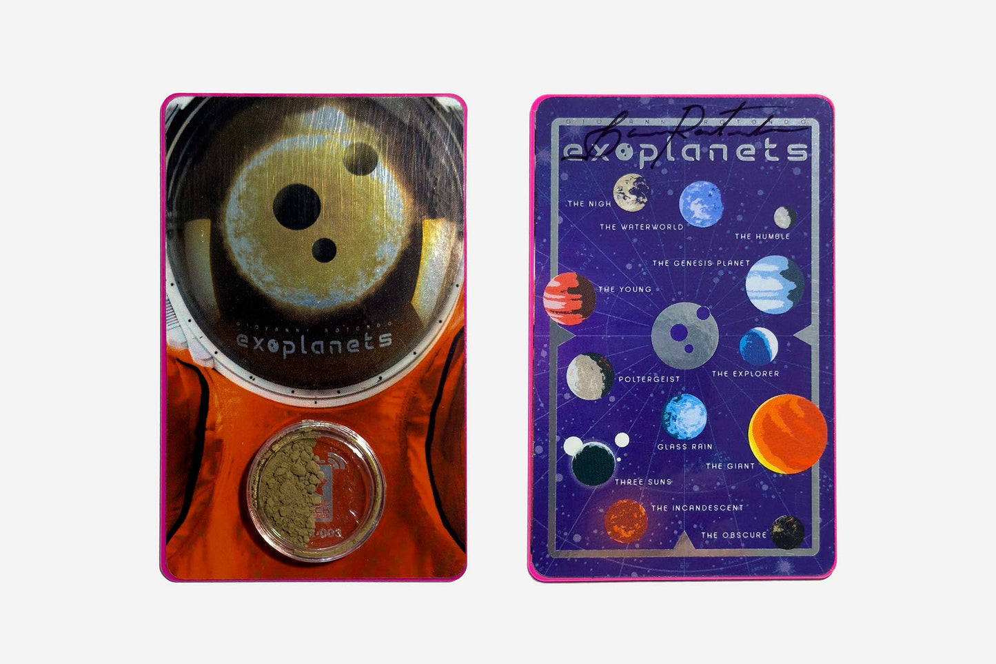 Exoplanets - Interactive Download Card - Contains Genuine Asteroid Dust