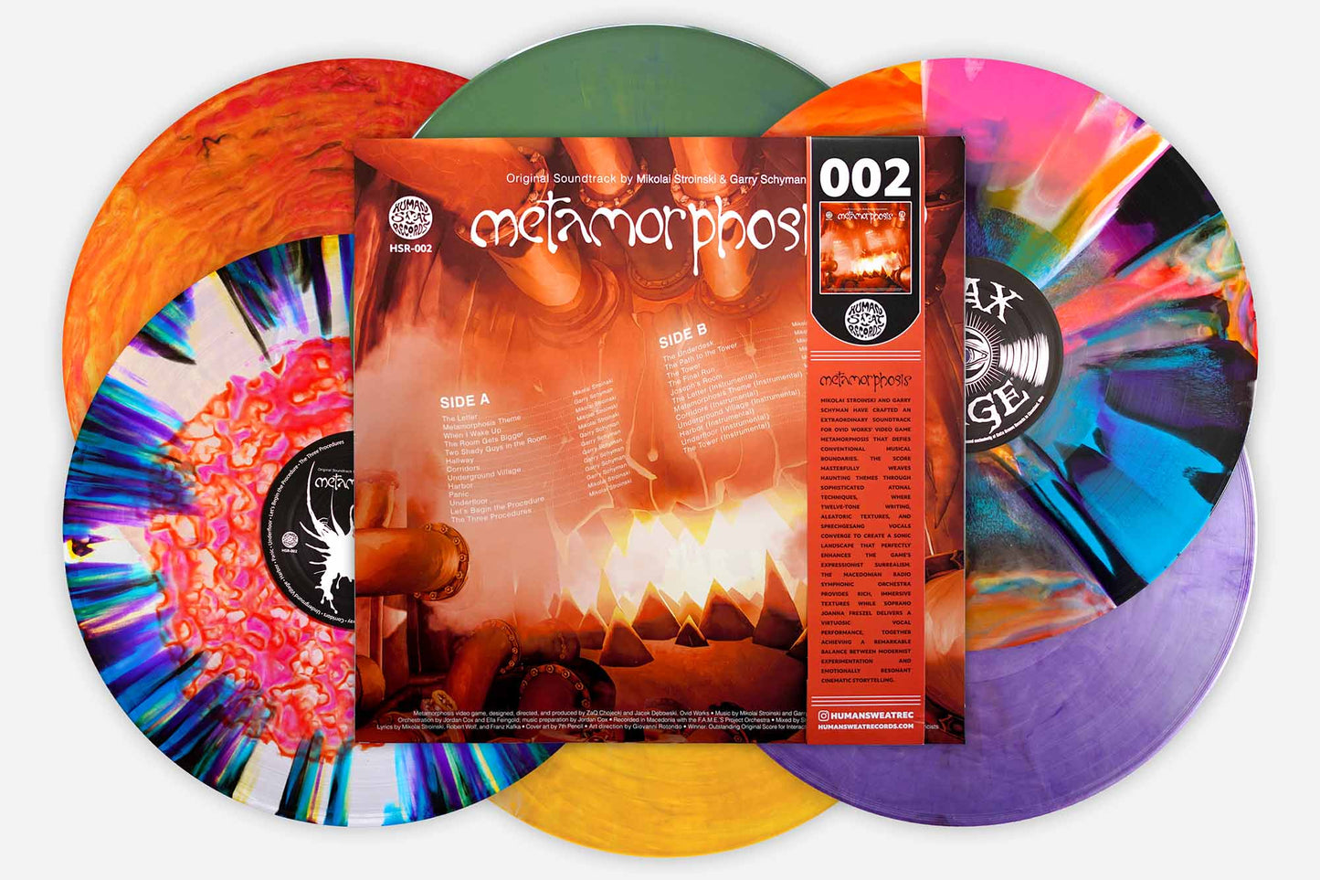 HSR-002 Metamorphosis - Original Soundtrack by Mikolai Stroinski & Garry Schyman Human Sweat Records