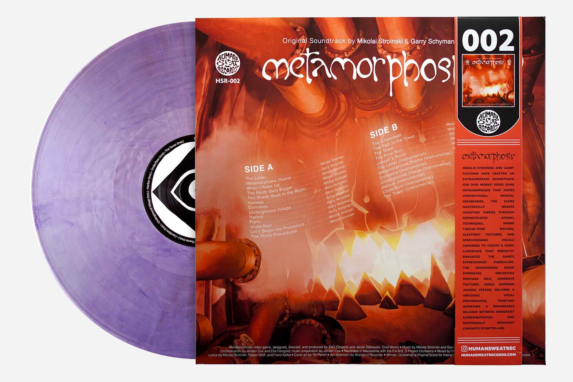 Metamorphosis - Randomy Recycled Vinyl variant + Collectors Obi Strip Human Sweat Records