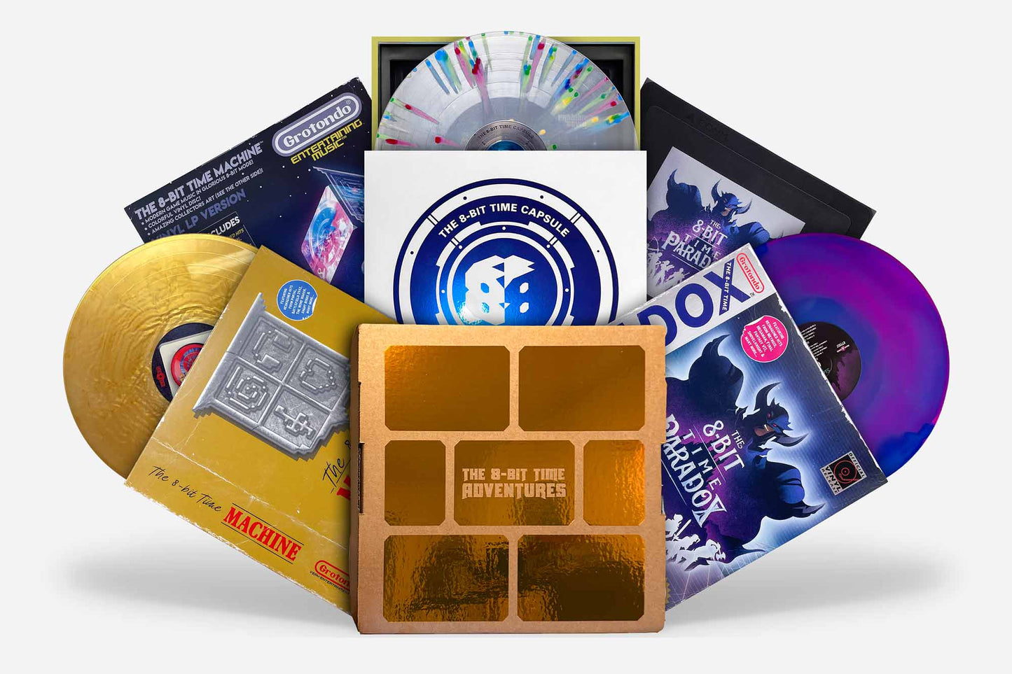 The 8-bit Time Adventures - 3 LPs bundle Human Sweat Records