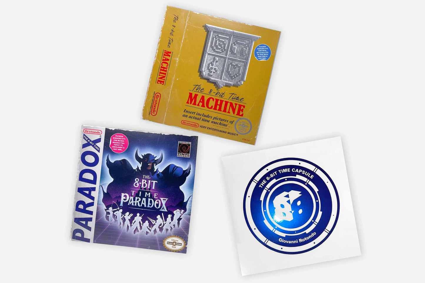 The 8-bit Time Adventures - 3 LPs bundle Human Sweat Records