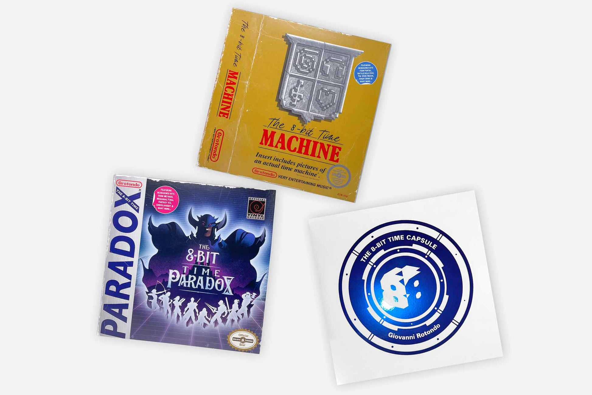 The 8-bit Time Adventures - 3 LPs bundle Human Sweat Records