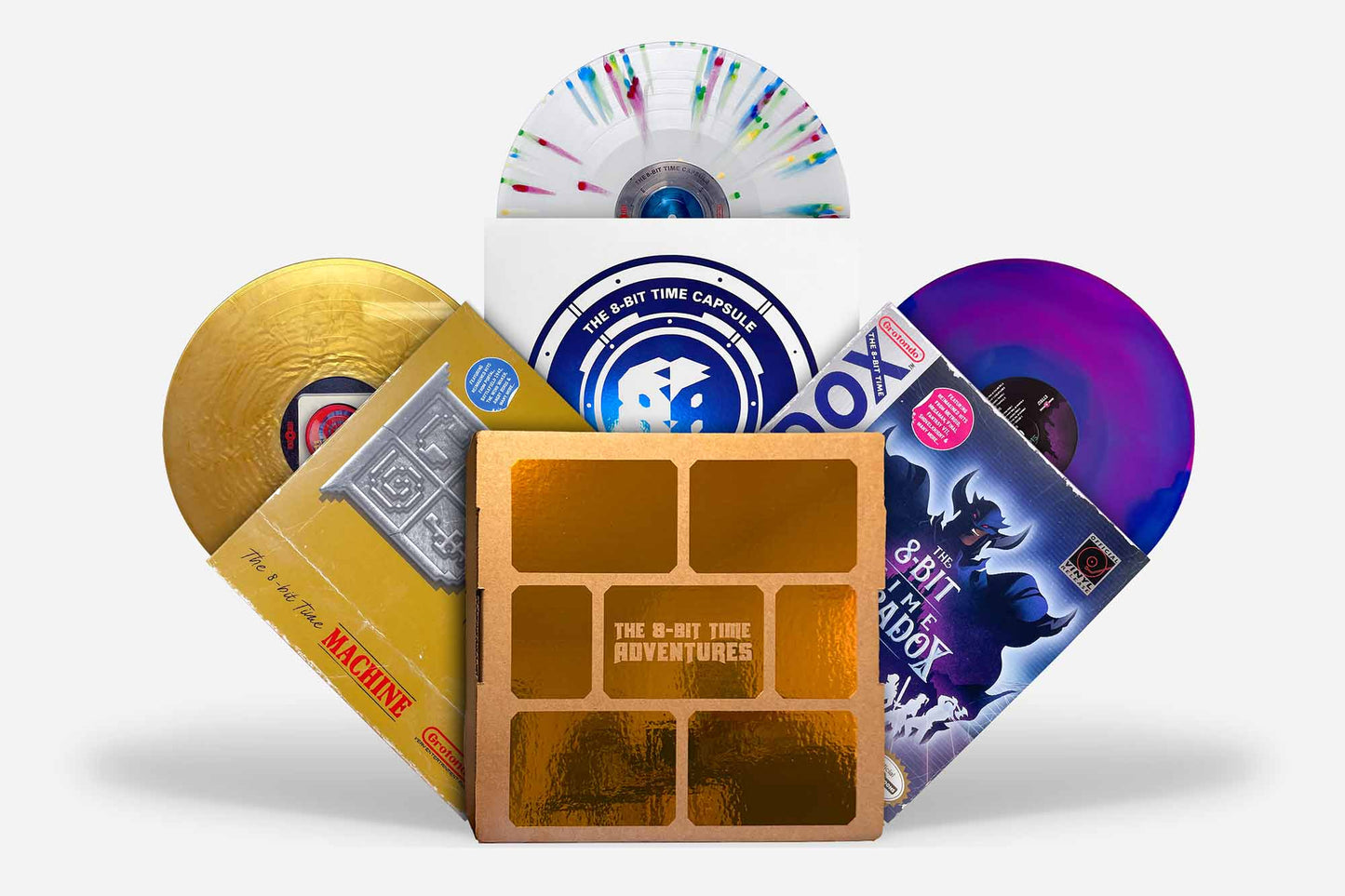 The 8-bit Time Adventures - 3 LPs bundle Human Sweat Records