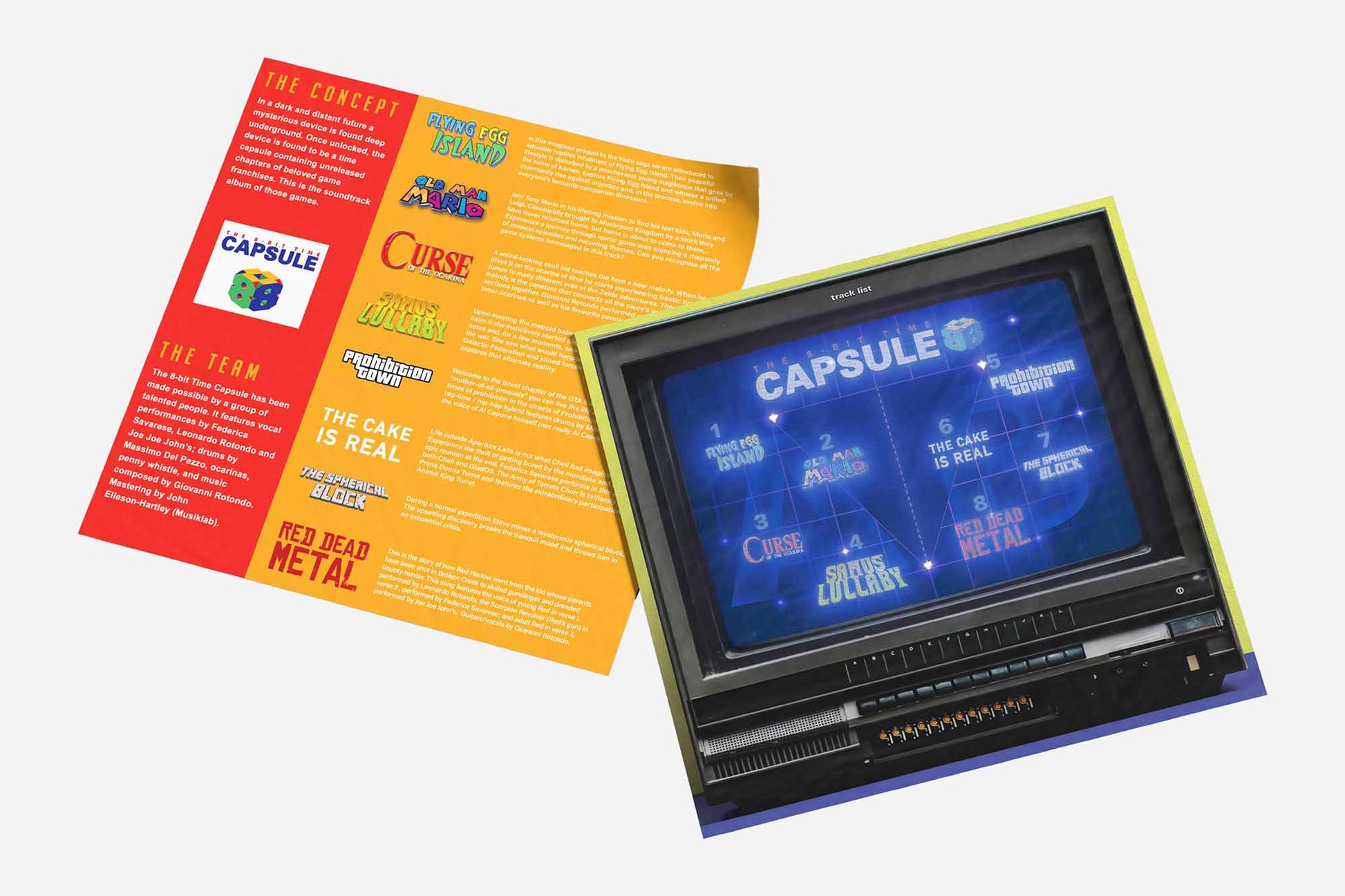 The 8-bit Time Capsule - LP - N64 Logo variant - Only With Bundle T8BTA Enjoy The Ride Records