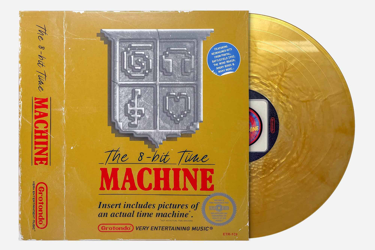 The 8-bit Time Machine - LP - Gold Cartridge variant - Only With Bundle T8BTA Enjoy The Ride Records