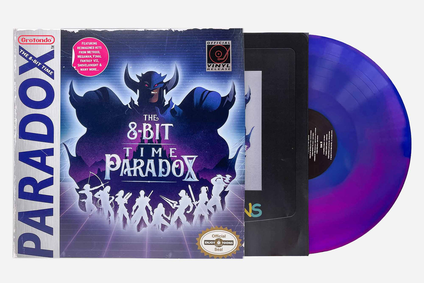 The 8-bit Time Paradox - LP - Paradox Swirl variant - Only With Bundle T8BTA Enjoy The Ride Records