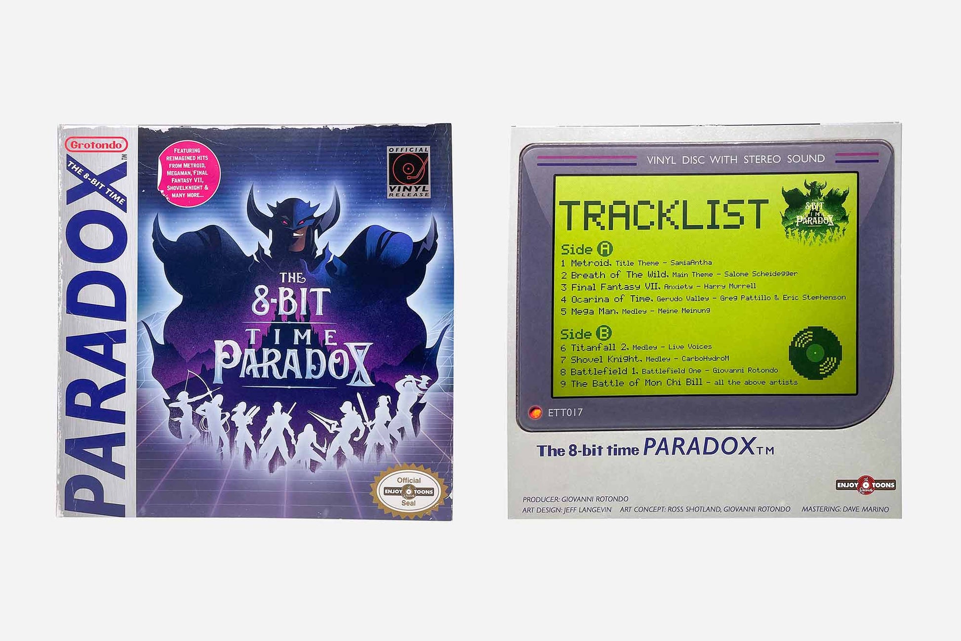 The 8-bit Time Paradox - LP - Paradox Swirl variant - Only With Bundle T8BTA Enjoy The Ride Records