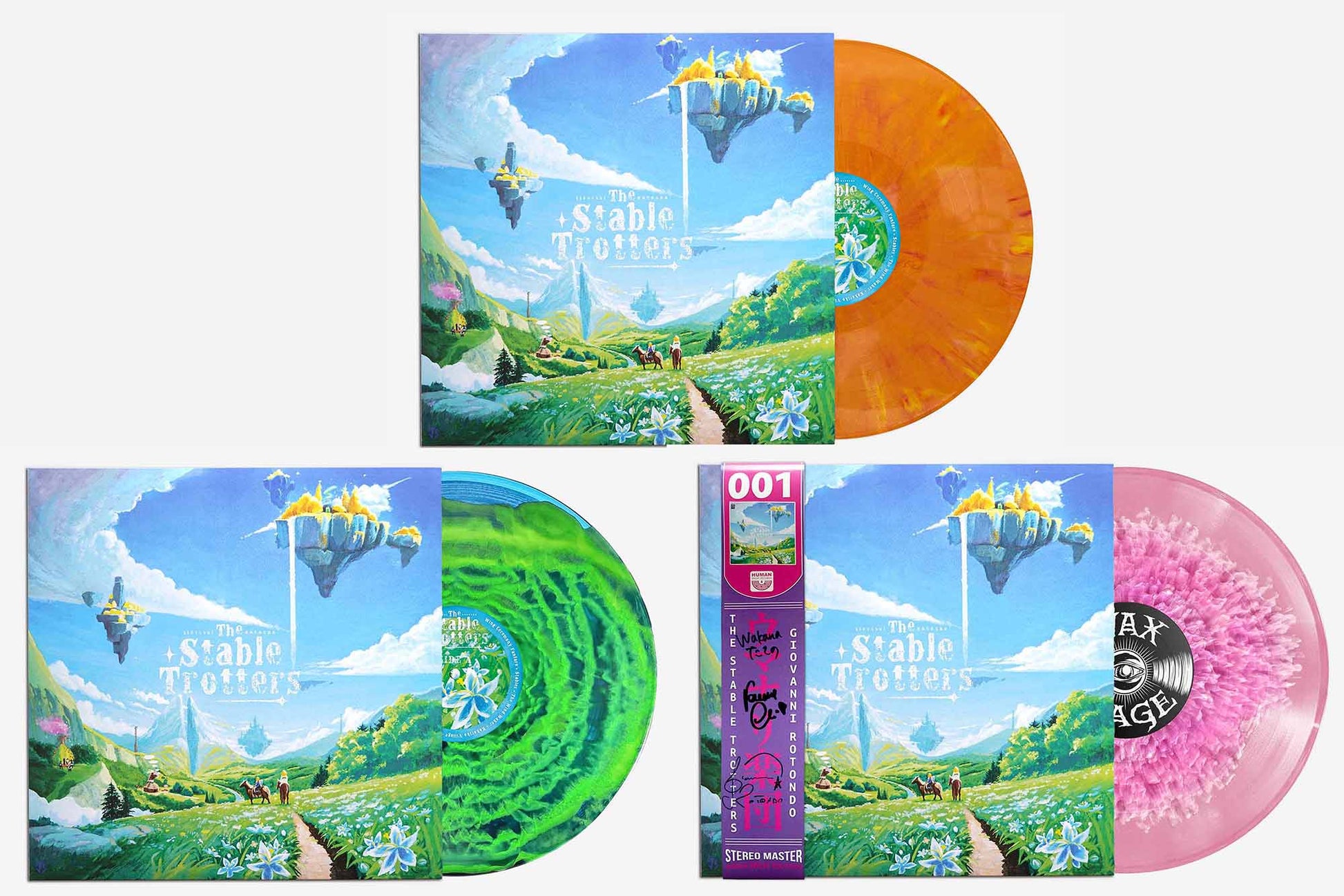 The Stable Trotters - Master Bundle (all second pressing variants) Human Sweat Records