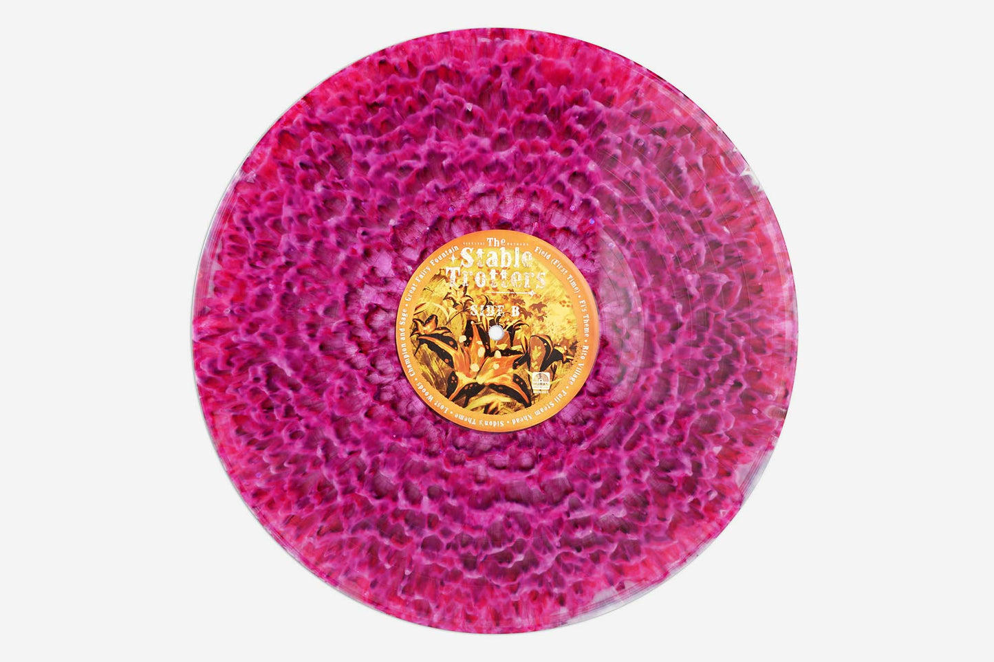 The Stable Trotters - LP - "Fairy Fountain" magenta with glitter hand-poured variant